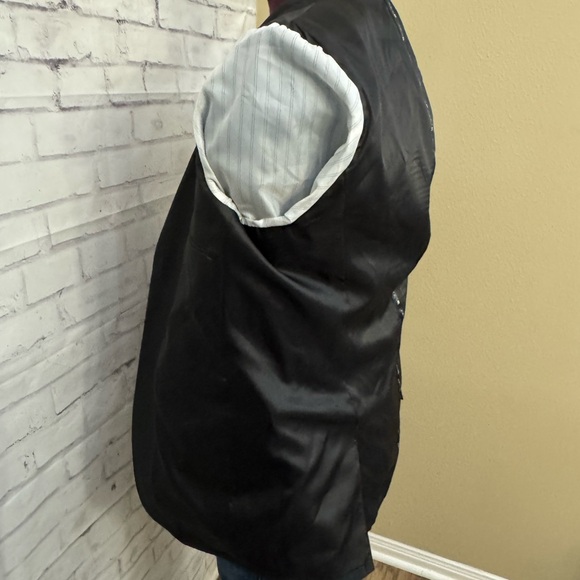 JOE’S 44R Black Polyester Charger Sport Coat Jacket‎ J329 2 Button - Picture 8 of 12